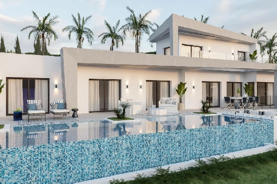 Villa in Javea zu verkaufen, Zona de estar 185 m², Baujahr 2024, Klimaanlage, Terreno 1000 m², 4 Schlafzimmer, 3 Badezimmer, Pool, ref.: AM-12073DA-2