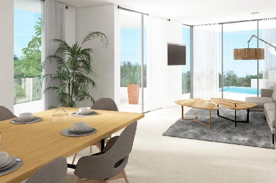 Villa in Moraira zu verkaufen, Zona de estar 286 m², Baujahr 2024, Klimaanlage, Terreno 800 m², 3 Schlafzimmer, 2 Badezimmer, Pool, ref.: AM-12126DA-3