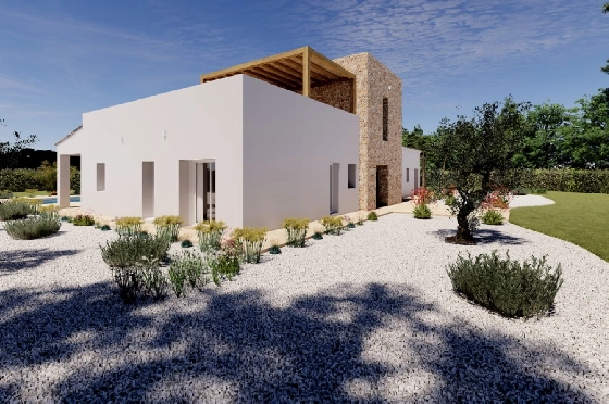 Finca in Benissa zu verkaufen, Zona de estar 305 m², Baujahr 2024, Klimaanlage, Terreno 10000 m², 3 Schlafzimmer, 3 Badezimmer, Pool, ref.: AM-12208DA-12