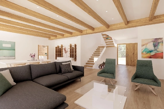 Finca in Benissa zu verkaufen, Zona de estar 305 m², Baujahr 2024, Klimaanlage, Terreno 10000 m², 3 Schlafzimmer, 3 Badezimmer, Pool, ref.: AM-12208DA-16