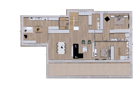 Finca in Benissa zu verkaufen, Zona de estar 305 m², Baujahr 2024, Klimaanlage, Terreno 10000 m², 3 Schlafzimmer, 3 Badezimmer, Pool, ref.: AM-12208DA-27