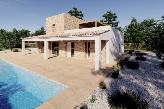 Finca in Benissa zu verkaufen, Zona de estar 305 m², Baujahr 2024, Klimaanlage, Terreno 10000 m², 3 Schlafzimmer, 3 Badezimmer, Pool, ref.: AM-12208DA-5