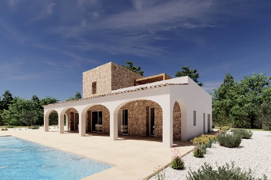 Finca in Benissa zu verkaufen, Zona de estar 305 m², Baujahr 2024, Klimaanlage, Terreno 10000 m², 3 Schlafzimmer, 3 Badezimmer, Pool, ref.: AM-12208DA-8