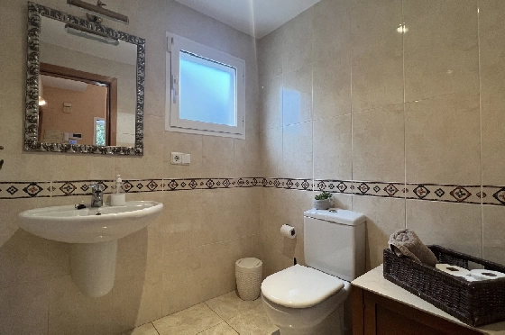 Villa in Gata de Gorgos(Monte Pedreguer) zur Ferienvermietung, Zona de estar 180 m², Baujahr 2006, + Ofen, Klimaanlage, Terreno 600 m², 3 Schlafzimmer, 3 Badezimmer, Pool, ref.: T-0624-23