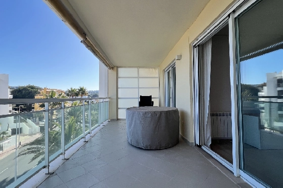 Apartment in Xabia(El Arenal) zur Ferienvermietung, Zona de estar 92 m², Baujahr 2001, + KLIMA, Klimaanlage, Terreno 101 m², 2 Schlafzimmer, 2 Badezimmer, Pool, ref.: T-0524-16