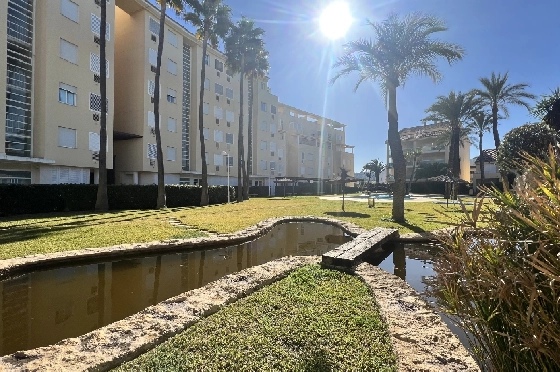Apartment in Xabia(El Arenal) zur Ferienvermietung, Zona de estar 92 m², Baujahr 2001, + KLIMA, Klimaanlage, Terreno 101 m², 2 Schlafzimmer, 2 Badezimmer, Pool, ref.: T-0524-19