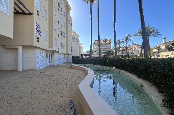 Apartment in Xabia(El Arenal) zur Ferienvermietung, Zona de estar 92 m², Baujahr 2001, + KLIMA, Klimaanlage, Terreno 101 m², 2 Schlafzimmer, 2 Badezimmer, Pool, ref.: T-0524-20