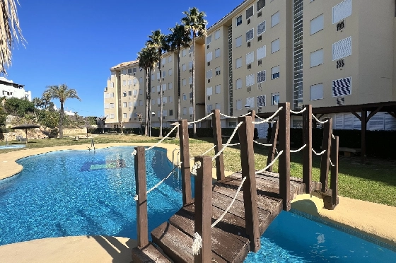 Apartment in Xabia(El Arenal) zur Ferienvermietung, Zona de estar 92 m², Baujahr 2001, + KLIMA, Klimaanlage, Terreno 101 m², 2 Schlafzimmer, 2 Badezimmer, Pool, ref.: T-0524-5
