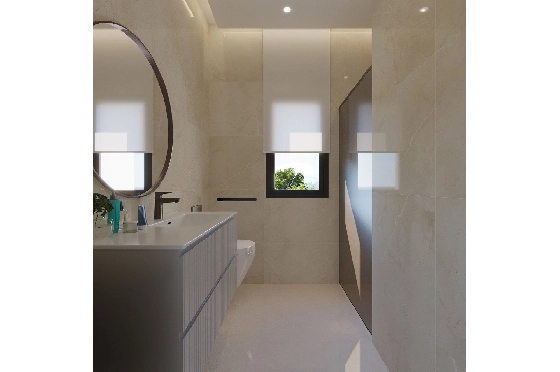 Villa in Finestrat zu verkaufen, Zona de estar 175 m², Zustand Erstbezug, + fussboden, Klimaanlage, Terreno 455 m², 3 Schlafzimmer, 3 Badezimmer, Pool, ref.: HA-FIN-106-E01-12