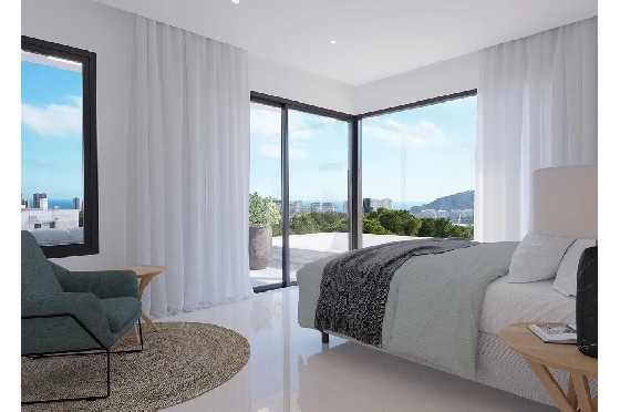 Villa in Finestrat zu verkaufen, Zona de estar 175 m², Zustand Erstbezug, + fussboden, Klimaanlage, Terreno 455 m², 3 Schlafzimmer, 3 Badezimmer, Pool, ref.: HA-FIN-106-E01-13