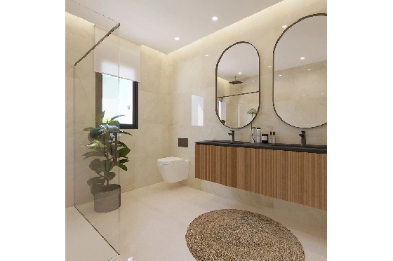 Villa in Finestrat zu verkaufen, Zona de estar 175 m², Zustand Erstbezug, + fussboden, Klimaanlage, Terreno 455 m², 3 Schlafzimmer, 3 Badezimmer, Pool, ref.: HA-FIN-106-E01-15