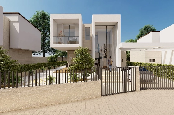 Villa in La Nucia zu verkaufen, Wohnfläche 125 m², Zustand Erstbezug, Klimaanlage, Grundstück 334 m², 3 Schlafzimmer, 3 Badezimmer, Pool, ref.: HA-LNN-110-E01-2