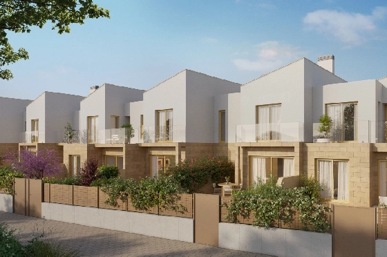 Reihenhaus in El Vergel zu verkaufen, Zona de estar 74 m², Baujahr 2027, Klimaanlage, Terreno 36 m², 2 Schlafzimmer, 2 Badezimmer, Pool, ref.: TT-AD-18-2