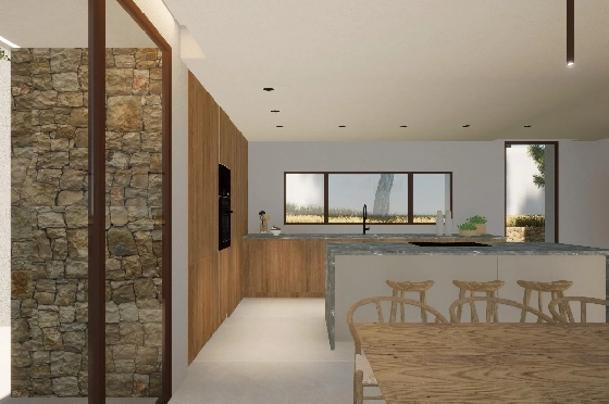 Villa in Moraira zu verkaufen, Zona de estar 340 m², Baujahr 2024, Klimaanlage, Terreno 1070 m², 4 Schlafzimmer, 4 Badezimmer, Pool, ref.: AM-12145DR-11
