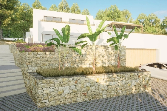 Villa in Moraira zu verkaufen, Zona de estar 340 m², Baujahr 2024, Klimaanlage, Terreno 1070 m², 4 Schlafzimmer, 4 Badezimmer, Pool, ref.: AM-12145DR-7