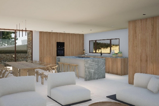 Villa in Moraira zu verkaufen, Zona de estar 340 m², Baujahr 2024, Klimaanlage, Terreno 1070 m², 4 Schlafzimmer, 4 Badezimmer, Pool, ref.: AM-12145DR-8
