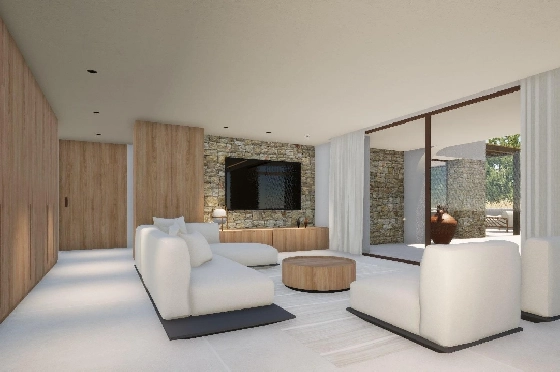 Villa in Moraira zu verkaufen, Zona de estar 340 m², Baujahr 2024, Klimaanlage, Terreno 1070 m², 4 Schlafzimmer, 4 Badezimmer, Pool, ref.: AM-12145DR-9