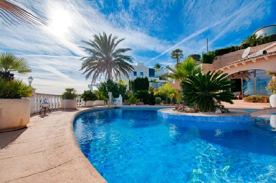 Villa in Moraira zu verkaufen, Zona de estar 300 m², Baujahr 1984, Klimaanlage, Terreno 1615 m², 3 Schlafzimmer, 2 Badezimmer, Pool, ref.: AM-12279DA-18
