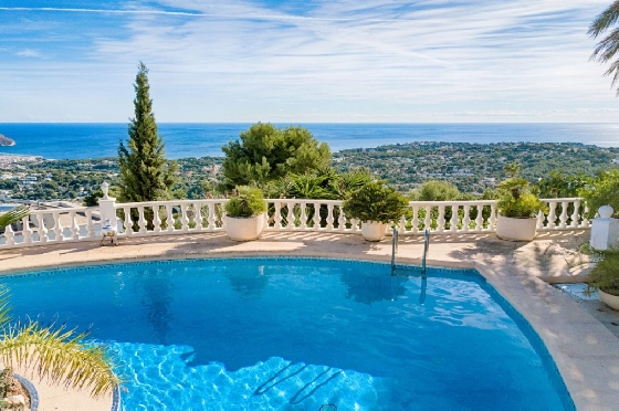 Villa in Moraira zu verkaufen, Zona de estar 300 m², Baujahr 1984, Klimaanlage, Terreno 1615 m², 3 Schlafzimmer, 2 Badezimmer, Pool, ref.: AM-12279DA-2