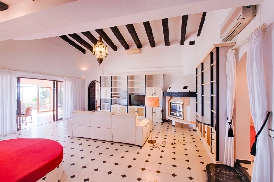 Villa in Moraira zu verkaufen, Zona de estar 300 m², Baujahr 1984, Klimaanlage, Terreno 1615 m², 3 Schlafzimmer, 2 Badezimmer, Pool, ref.: AM-12279DA-25