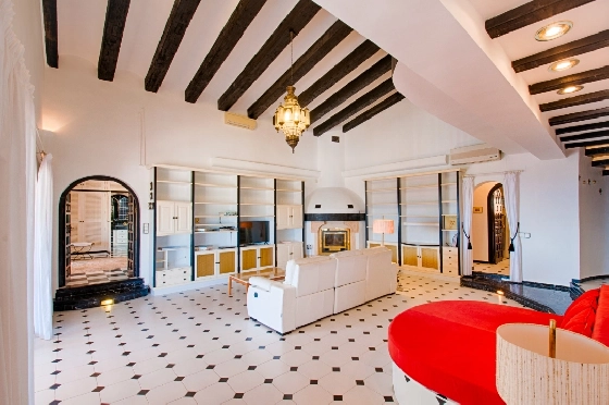 Villa in Moraira zu verkaufen, Zona de estar 300 m², Baujahr 1984, Klimaanlage, Terreno 1615 m², 3 Schlafzimmer, 2 Badezimmer, Pool, ref.: AM-12279DA-27