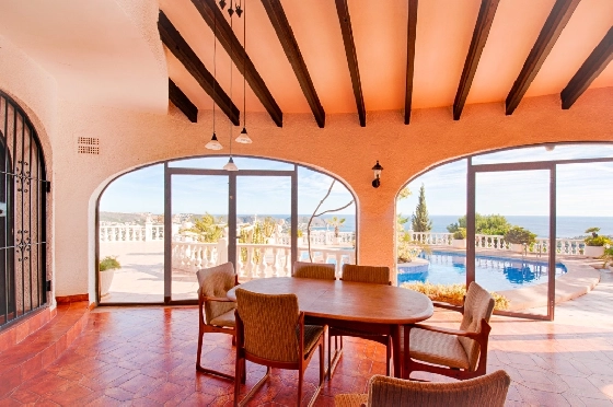 Villa in Moraira zu verkaufen, Zona de estar 300 m², Baujahr 1984, Klimaanlage, Terreno 1615 m², 3 Schlafzimmer, 2 Badezimmer, Pool, ref.: AM-12279DA-30