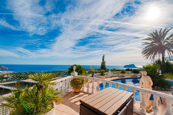 Villa in Moraira zu verkaufen, Zona de estar 300 m², Baujahr 1984, Klimaanlage, Terreno 1615 m², 3 Schlafzimmer, 2 Badezimmer, Pool, ref.: AM-12279DA-4