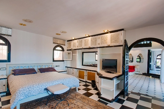 Villa in Moraira zu verkaufen, Zona de estar 300 m², Baujahr 1984, Klimaanlage, Terreno 1615 m², 3 Schlafzimmer, 2 Badezimmer, Pool, ref.: AM-12279DA-43