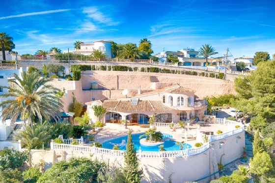 Villa in Moraira zu verkaufen, Zona de estar 300 m², Baujahr 1984, Klimaanlage, Terreno 1615 m², 3 Schlafzimmer, 2 Badezimmer, Pool, ref.: AM-12279DA-6