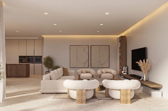 Villa in Moraira zu verkaufen, Zona de estar 395 m², Baujahr 2025, Klimaanlage, Terreno 814 m², 4 Schlafzimmer, 3 Badezimmer, Pool, ref.: AM-12303DA-4