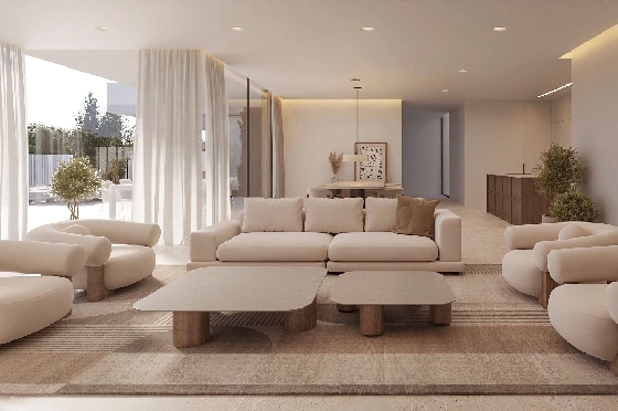 Villa in Moraira zu verkaufen, Zona de estar 395 m², Baujahr 2025, Klimaanlage, Terreno 814 m², 4 Schlafzimmer, 3 Badezimmer, Pool, ref.: AM-12303DA-5