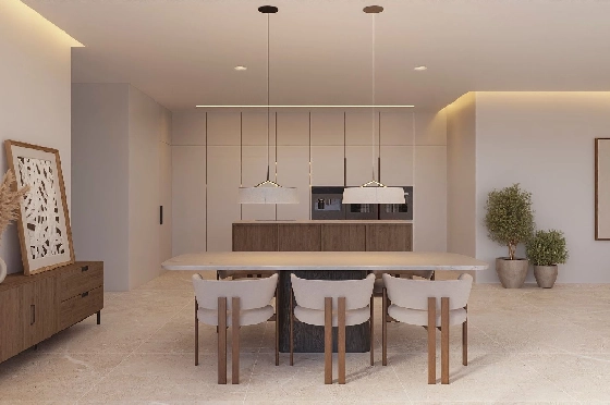 Villa in Moraira zu verkaufen, Zona de estar 395 m², Baujahr 2025, Klimaanlage, Terreno 814 m², 4 Schlafzimmer, 3 Badezimmer, Pool, ref.: AM-12303DA-6