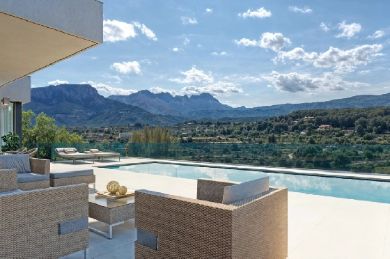 Villa in Calpe zu verkaufen, Zona de estar 190 m², Baujahr 2025, Klimaanlage, Terreno 1000 m², 3 Schlafzimmer, 3 Badezimmer, Pool, ref.: AM-12431DA-3