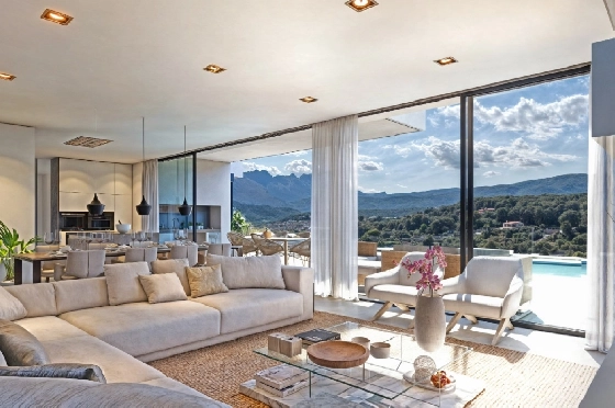 Villa in Calpe zu verkaufen, Zona de estar 190 m², Baujahr 2025, Klimaanlage, Terreno 1000 m², 3 Schlafzimmer, 3 Badezimmer, Pool, ref.: AM-12431DA-4
