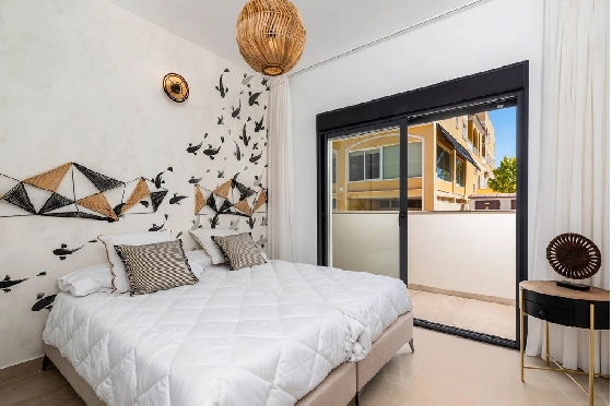 Etagen Apartment in Benijofar zu verkaufen, Wohnfläche 122 m², Zustand Erstbezug, 4 Schlafzimmer, 2 Badezimmer, Pool, ref.: HA-BNN-332-A03-18