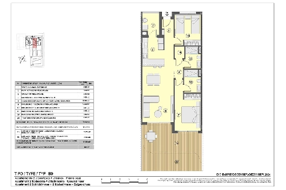 Etagen Apartment in Cala Ratjada zu verkaufen, Wohnfläche 101 m², Zustand Erstbezug, + fussboden, Klimaanlage, 2 Schlafzimmer, 2 Badezimmer, Pool, ref.: HA-MLN-164-A01-7