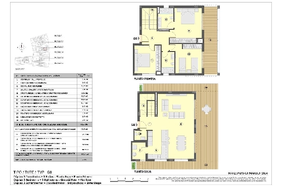 Maisonette in Colonia de Sant Jordi zu verkaufen, Zona de estar 229 m², Zustand Erstbezug, + fussboden, Klimaanlage, 3 Schlafzimmer, 2 Badezimmer, Pool, ref.: HA-MLN-163-A04-10