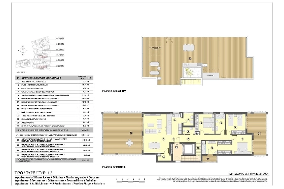 Penthouse Apartment in Colonia de Sant Jordi zu verkaufen, Zona de estar 379 m², Zustand Erstbezug, + fussboden, Klimaanlage, 3 Schlafzimmer, 2 Badezimmer, Pool, ref.: HA-MLN-163-A03-10