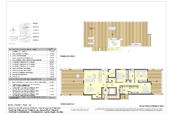 Penthouse Apartment in Colonia de Sant Jordi zu verkaufen, Zona de estar 379 m², Zustand Erstbezug, + fussboden, Klimaanlage, 3 Schlafzimmer, 2 Badezimmer, Pool, ref.: HA-MLN-163-A03-12