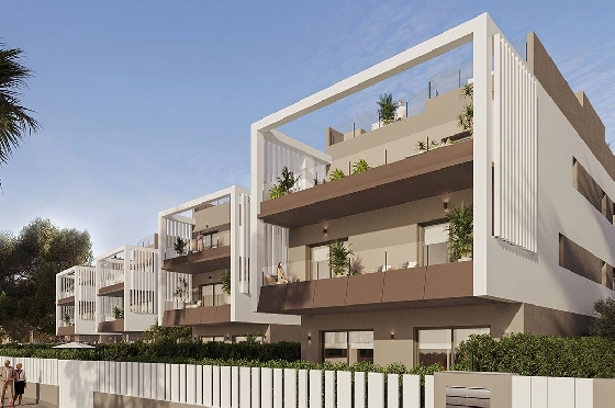 Penthouse Apartment in Colonia de Sant Jordi zu verkaufen, Zona de estar 379 m², Zustand Erstbezug, + fussboden, Klimaanlage, 3 Schlafzimmer, 2 Badezimmer, Pool, ref.: HA-MLN-163-A03-3