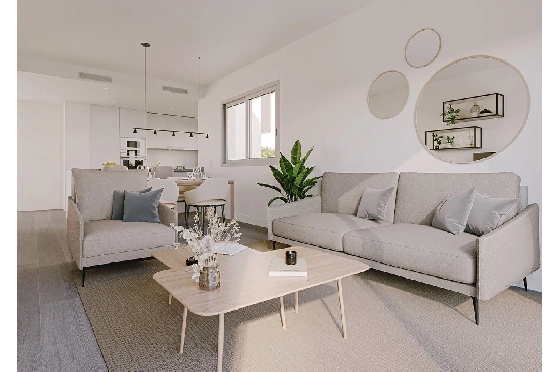Penthouse Apartment in Colonia de Sant Jordi zu verkaufen, Zona de estar 379 m², Zustand Erstbezug, + fussboden, Klimaanlage, 3 Schlafzimmer, 2 Badezimmer, Pool, ref.: HA-MLN-163-A03-5