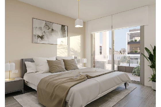 Penthouse Apartment in Colonia de Sant Jordi zu verkaufen, Zona de estar 379 m², Zustand Erstbezug, + fussboden, Klimaanlage, 3 Schlafzimmer, 2 Badezimmer, Pool, ref.: HA-MLN-163-A03-6