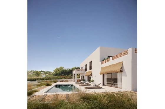 Villa in Teulada zu verkaufen, Zona de estar 253 m², Klimaanlage, Terreno 800 m², 4 Schlafzimmer, 3 Badezimmer, Pool, ref.: AM-12498DR-2