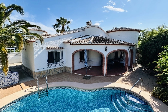 Villa in Els Poblets(Barranquets) zu verkaufen, Zona de estar 120 m², Baujahr 2004, Zustand gepflegt, + Zentralheizung, Klimaanlage, Terreno 402 m², 3 Schlafzimmer, 2 Badezimmer, Pool, ref.: JS-1325-1