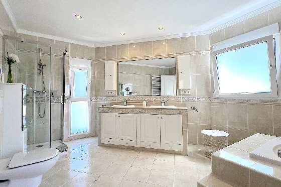 Villa in Els Poblets(Ptda. Revoltes) zu verkaufen, Zona de estar 234 m², Baujahr 2004, Zustand gepflegt, + Zentralheizung, Klimaanlage, Terreno 614 m², 4 Schlafzimmer, 3 Badezimmer, Pool, ref.: AS-1425-25