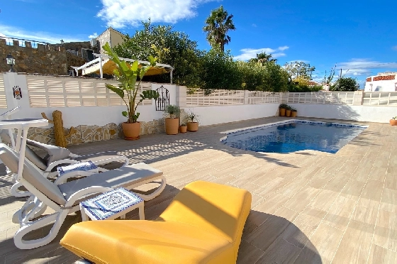 Villa in Els Poblets(Ptda. Revoltes) zu verkaufen, Zona de estar 234 m², Baujahr 2004, Zustand gepflegt, + Zentralheizung, Klimaanlage, Terreno 614 m², 4 Schlafzimmer, 3 Badezimmer, Pool, ref.: AS-1425-4