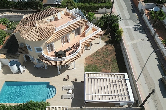 Villa in Els Poblets(Ptda. Revoltes) zu verkaufen, Zona de estar 234 m², Baujahr 2004, Zustand gepflegt, + Zentralheizung, Klimaanlage, Terreno 614 m², 4 Schlafzimmer, 3 Badezimmer, Pool, ref.: AS-1425-44