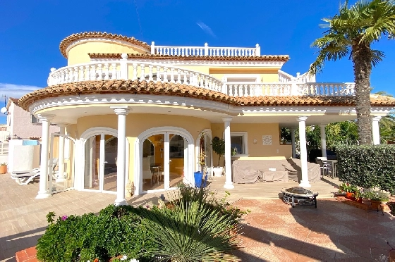 Villa in Els Poblets(Ptda. Revoltes) zu verkaufen, Zona de estar 234 m², Baujahr 2004, Zustand gepflegt, + Zentralheizung, Klimaanlage, Terreno 614 m², 4 Schlafzimmer, 3 Badezimmer, Pool, ref.: AS-1425-52