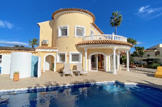 Villa in Els Poblets(Ptda. Revoltes) zu verkaufen, Zona de estar 234 m², Baujahr 2004, Zustand gepflegt, + Zentralheizung, Klimaanlage, Terreno 614 m², 4 Schlafzimmer, 3 Badezimmer, Pool, ref.: AS-1425-53