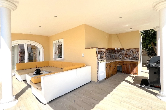 Villa in Els Poblets(Ptda. Revoltes) zu verkaufen, Zona de estar 234 m², Baujahr 2004, Zustand gepflegt, + Zentralheizung, Klimaanlage, Terreno 614 m², 4 Schlafzimmer, 3 Badezimmer, Pool, ref.: AS-1425-6